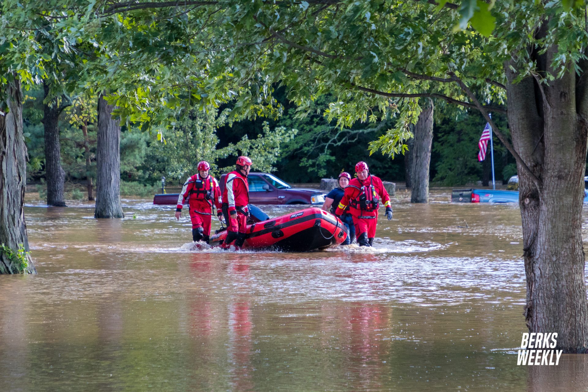 Tropical Storm Isaias Causes Flooding and Power Outages in Berks