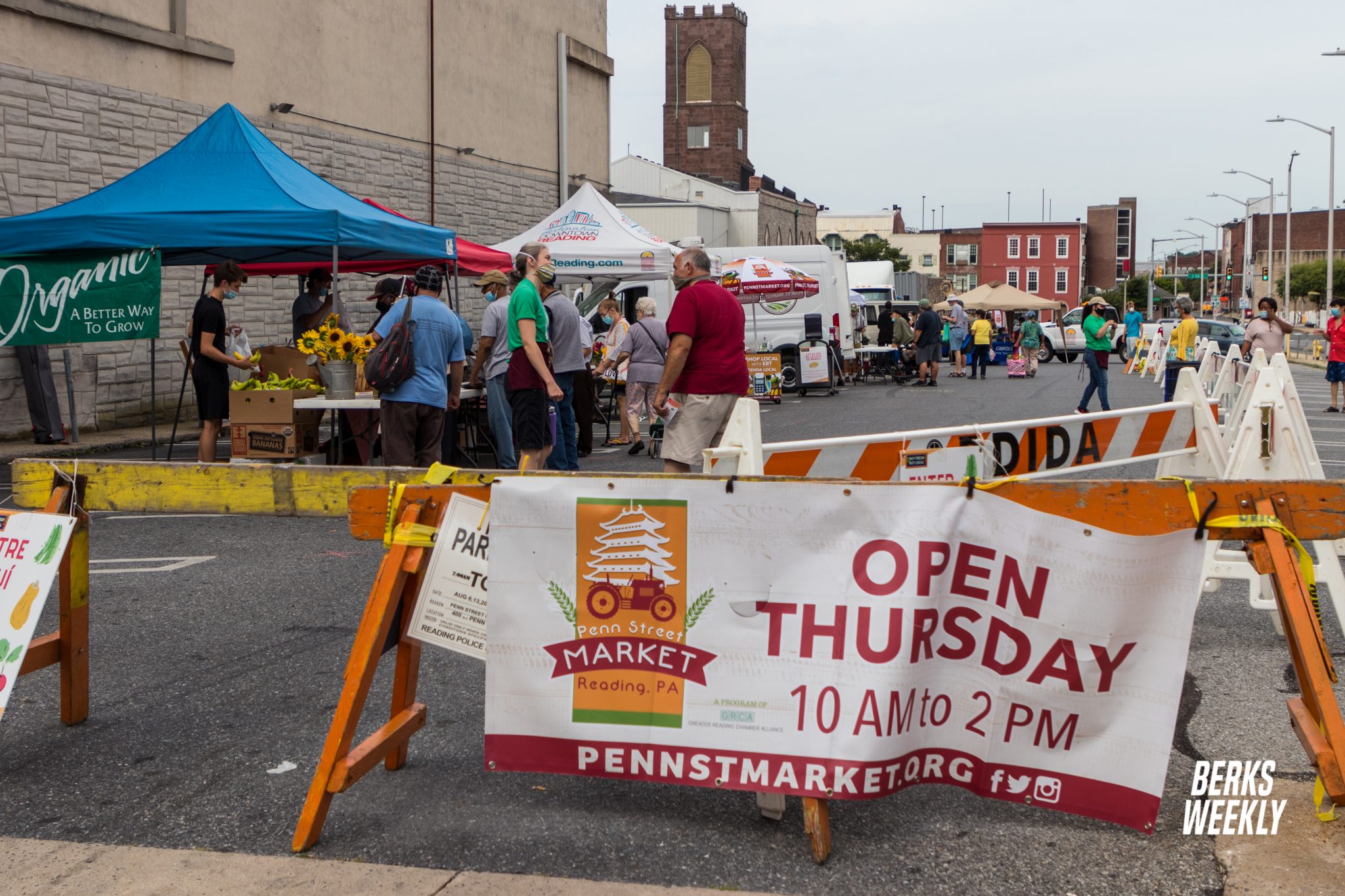 Penn Street Market Relocates to 6th & Cherry Parking Lot