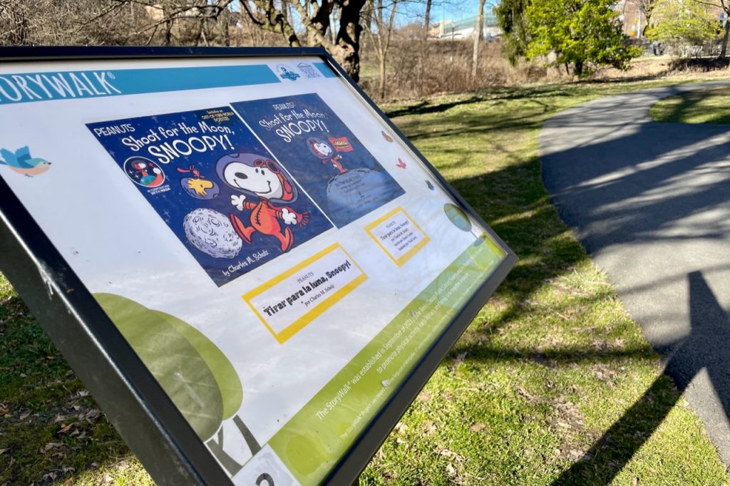 Shoot for the Moon, Snoopy! featured on Berks Libraries, Reading Public