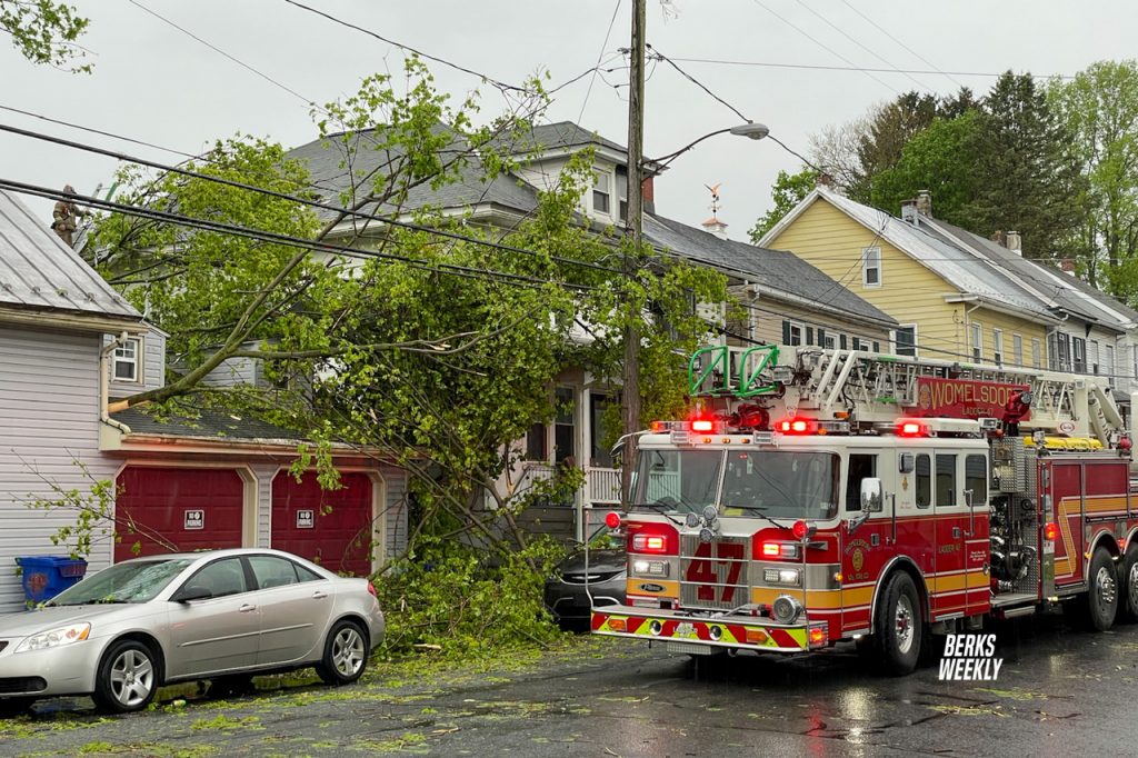 Preliminary storm survey finds EF-1 tornado touched down in Womelsdorf