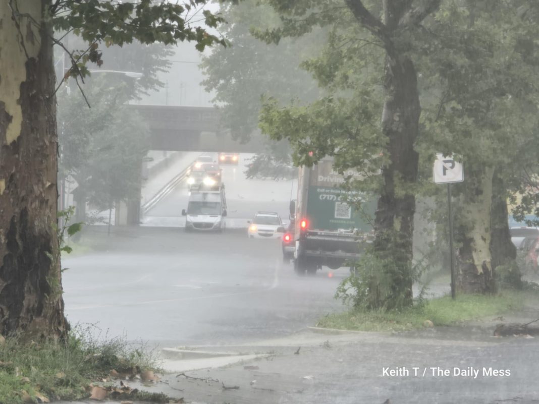 Heavy rain triggers flash flooding, strands vehicles across Berks County