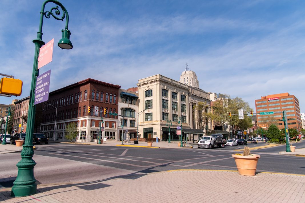Downtown Reading, Pennsylvania