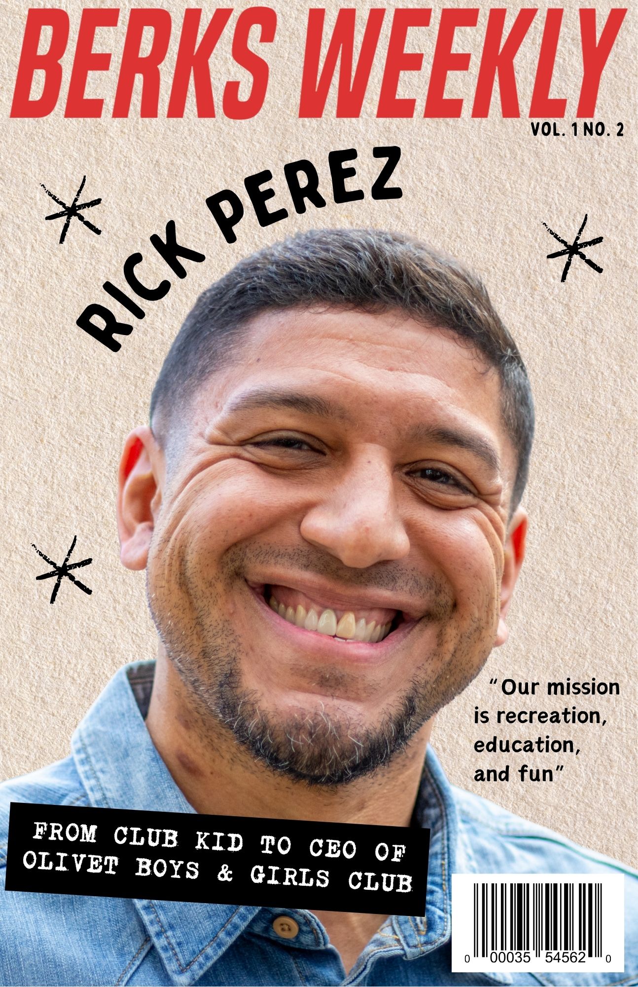 Berks Weekly Print Cover – Vol. 1 No. 2