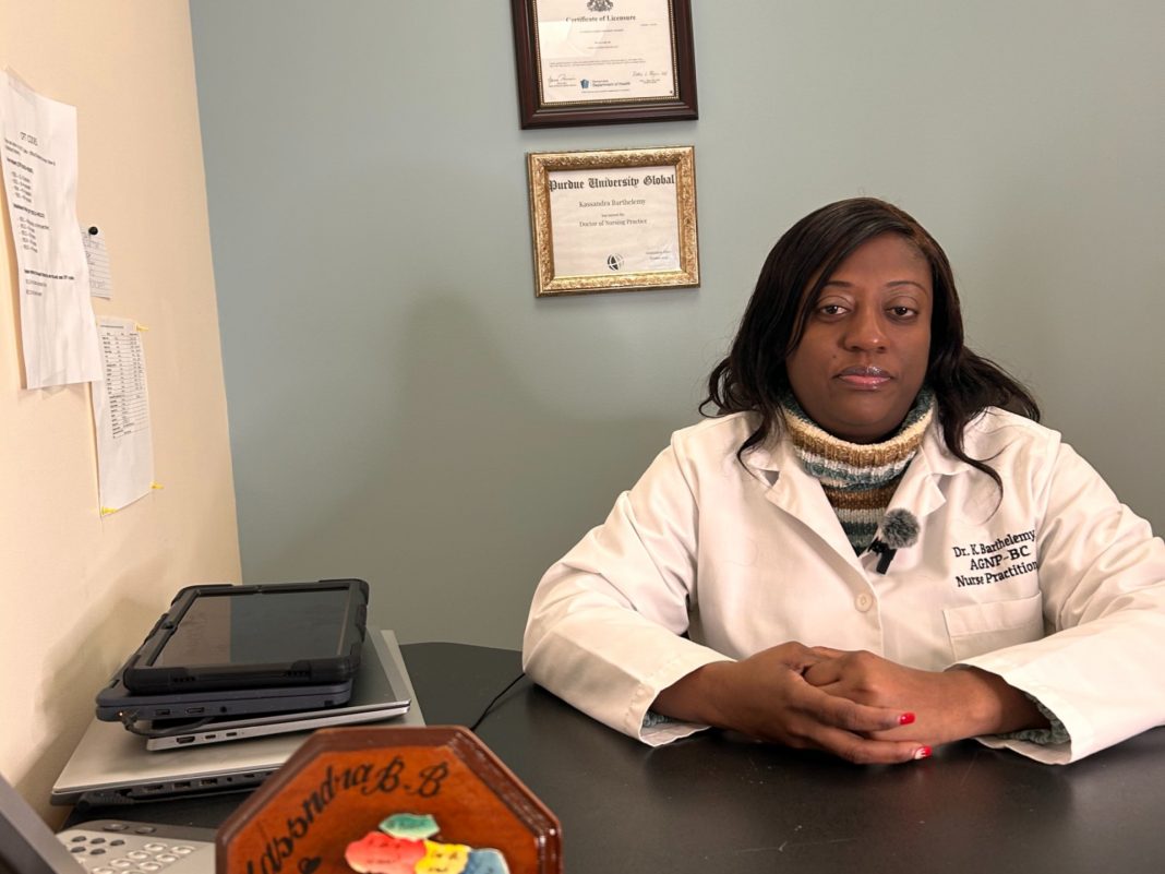 Kassandra Barthelemy is a nurse practitioner originally from Haiti and founder of Careland Clinic and Careland Home Health.