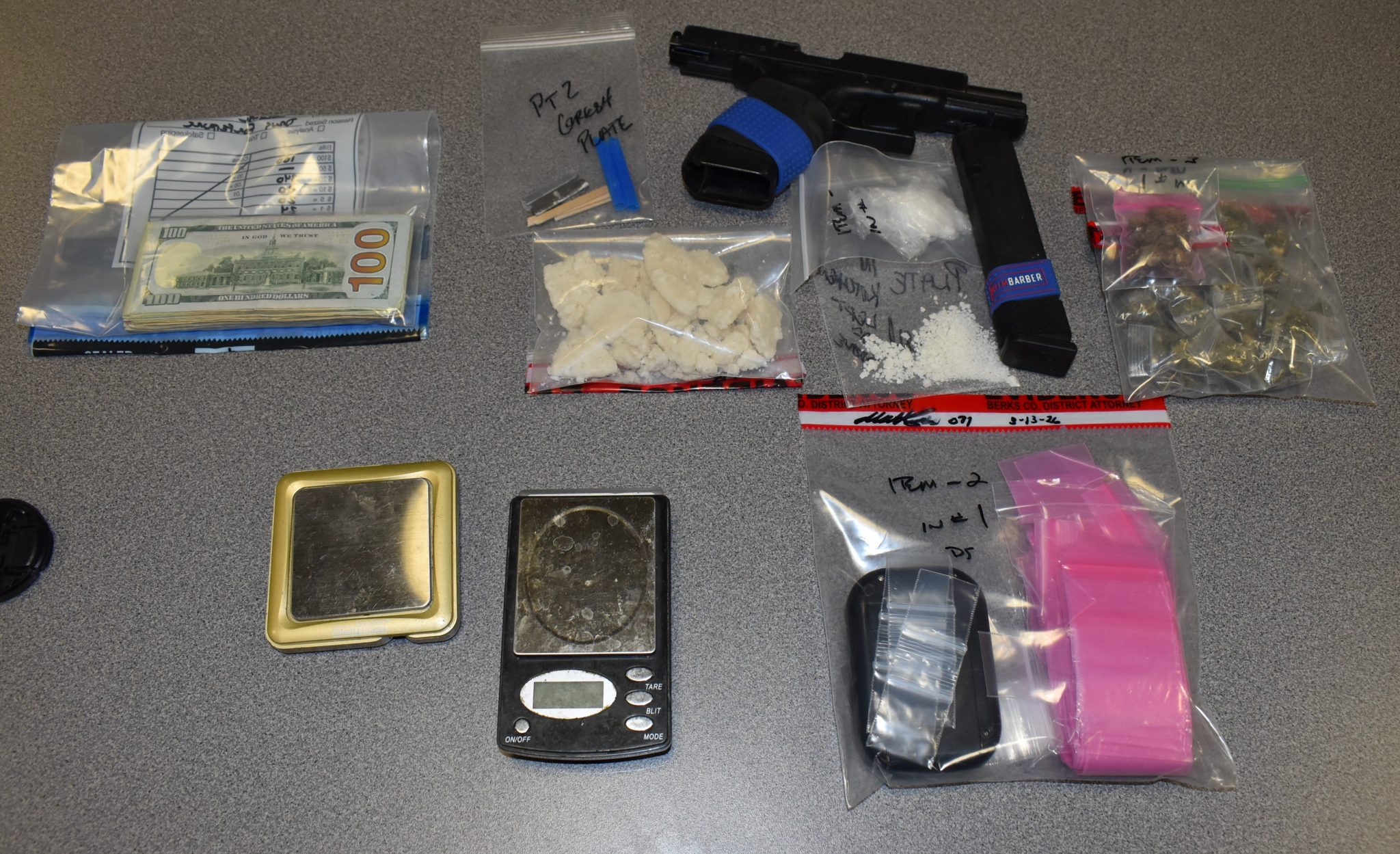 Berks drug task force arrest Reading man in narcotics and firearms ...