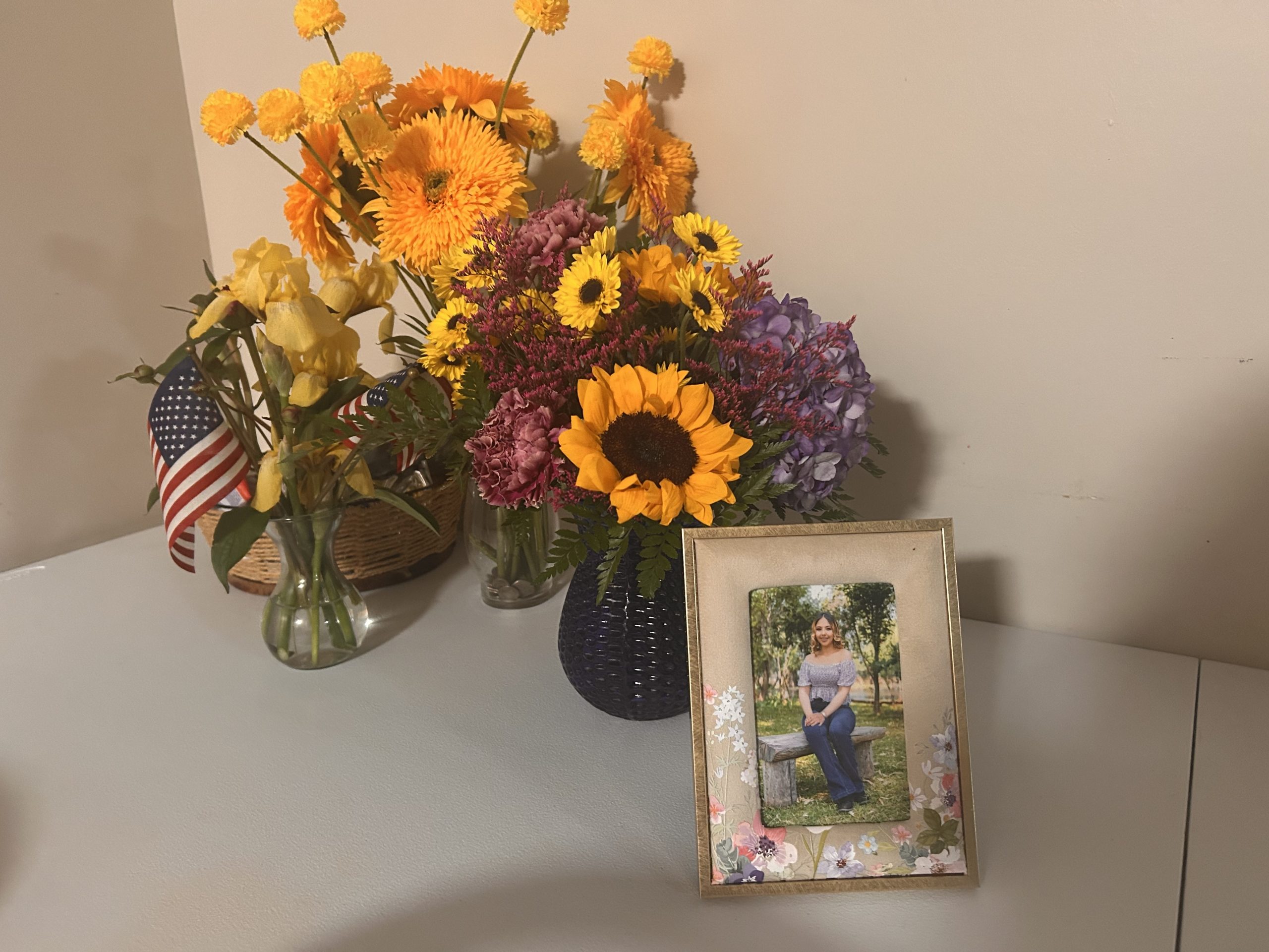 Selena Zavala is pictured in the family home.