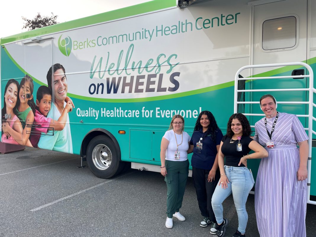 Berks Community Health Center bus